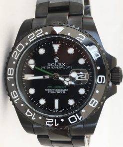 Replica Uhr Rolex Gmt-master ll 07 (40 mm) 116710 Limited Edition /35 Black Venom Austernband Date (Schwarzes Zifferblatt) Edelstahl 316L Automatikwerk
