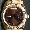 Replica Uhr Rolex Day-Date 01 (40 mm) 228235 Chocolate Gold Braunes Zifferblatt Oystersteel Edelstahl 316L mit 18 Karat vergoldet Automatikwerk